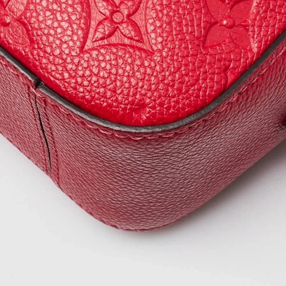 Louis Vuitton Scarlet Monogram Empreinte Leather Saintonge Crossbody Bag - Picture 4 of 12